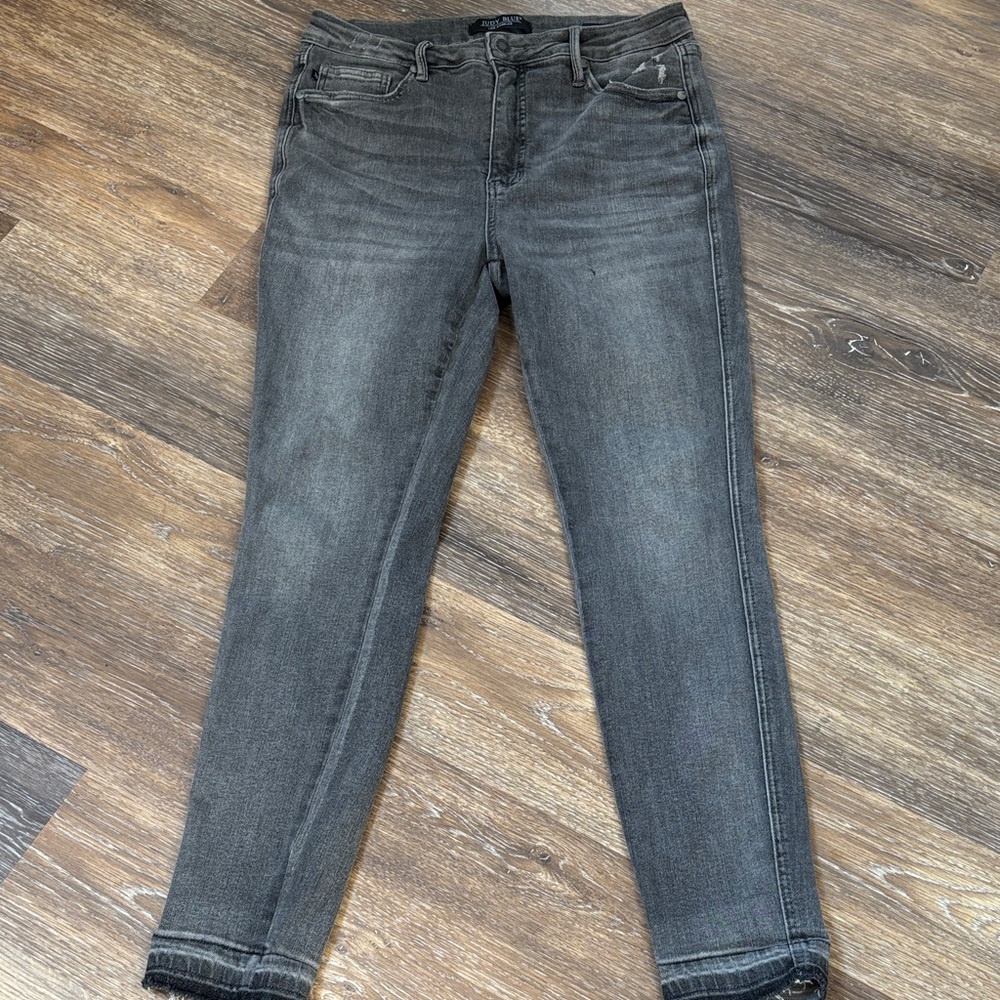 Judy Blue Dark Gray/charcoal Skinny Jeans size 11